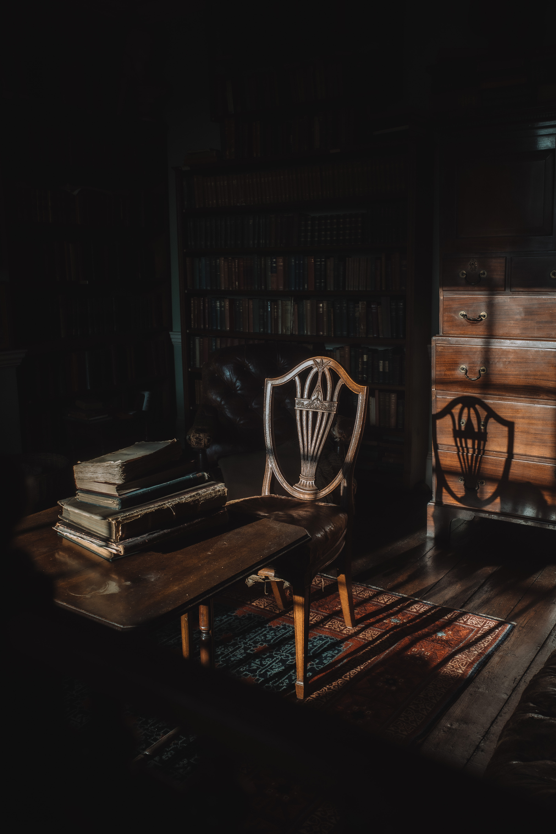 Beautiful interior of a historic English manor house