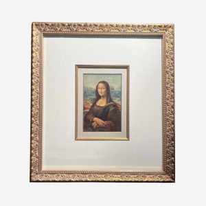 1900's Lithograph of The Mona Lisa by Da Vinci