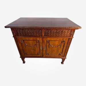 English Neoclassical Style Console Cabinet